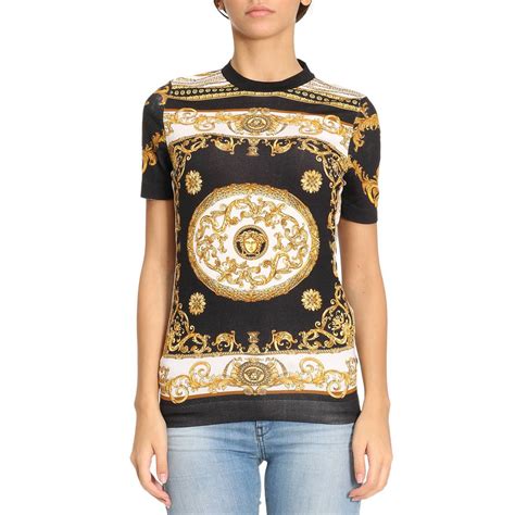 camiseta feminina original versace